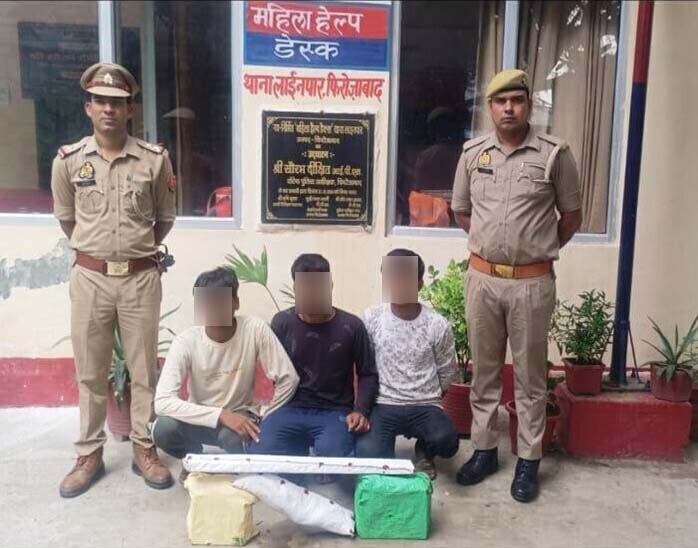 पुलिस ने तीन चोर पकड़े,चोरी का सामान बरामद